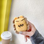 Wholesale Cute Design Cartoon Handcraft Wool Fabric Cover Skin for Airpod (1 / 2) Charging Case (Lion)